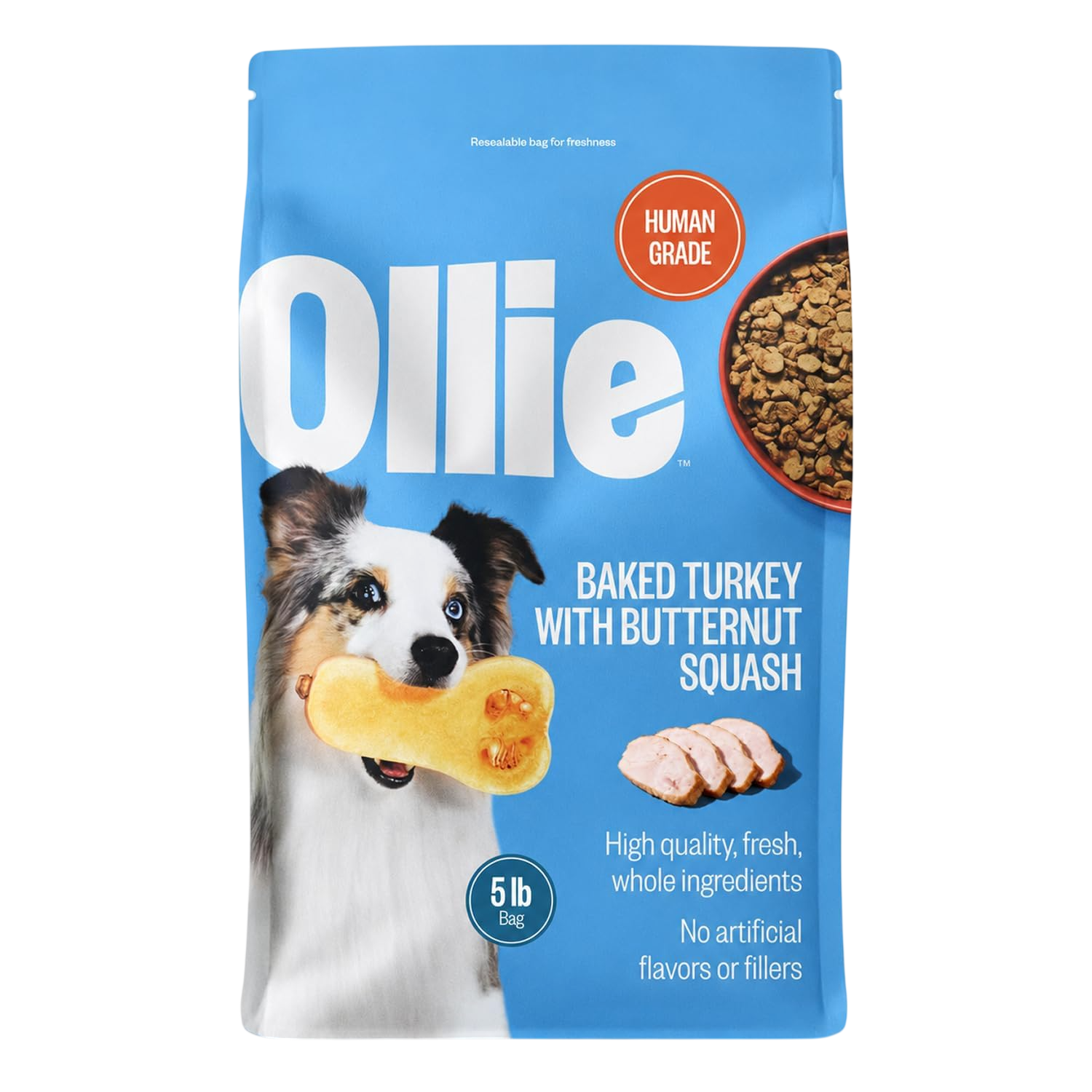 Ollie Baked Turkey & Butternut Squash Dog Food